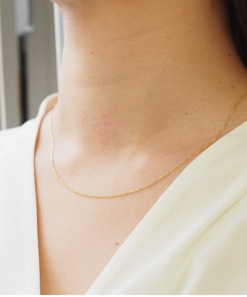 sowi（ソーイ）の「SV925　サイズ調整可　シルバー　チェーン　ネックレス（ネックレス・レディース・ゴールド系その他/シルバー系その他2/シルバー系その他/ゴールド系その他2/ピンク系その他2/ピンク系その他・40cm）」の6枚目の写真