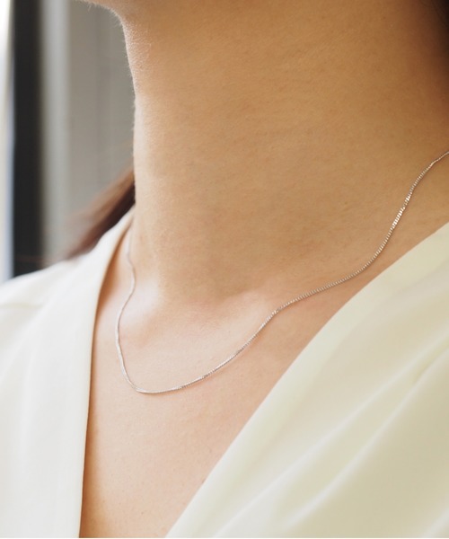 sowi（ソーイ）の「SV925　サイズ調整可　シルバー　チェーン　ネックレス（ネックレス・レディース・ゴールド系その他/シルバー系その他2/シルバー系その他/ゴールド系その他2/ピンク系その他2/ピンク系その他・40cm）」の18枚目の写真
