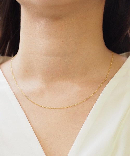 sowi（ソーイ）の「SV925　サイズ調整可　シルバー　チェーン　ネックレス（ネックレス・レディース・ゴールド系その他/シルバー系その他2/シルバー系その他/ゴールド系その他2/ピンク系その他2/ピンク系その他・40cm）」の10枚目の写真