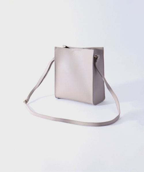 VENCEEXCHANGE（ヴァンスエクスチェンジ）の「縦型シンプル合皮バッグ（ショルダーバッグ・レディース・ブラック/ブラウン/グレー/その他35/オフホワイト/グリーン/パープル/ピンク/オレンジ/ライトカーキ/ベージュ系その他/ターコイズブルー・FREE）」の19枚目の写真