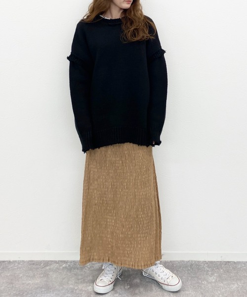 archives（アルシーヴ）の「4WAYダメージニット（ニット/セーター・レディース・ブラック/ブラウン/オフホワイト/ブルー/グレー系その他/モカ・MEDIUM）」の15枚目の写真