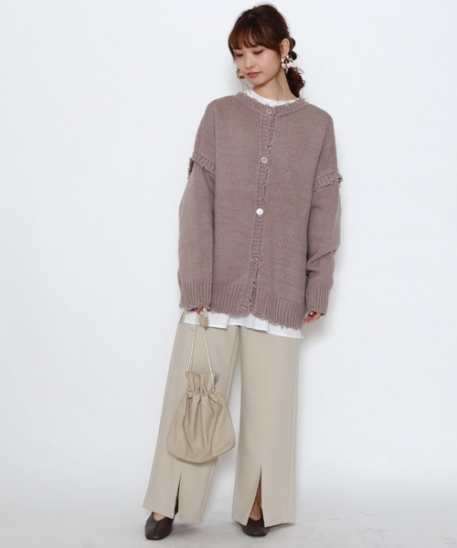 archives（アルシーヴ）の「4WAYダメージニット（ニット/セーター・レディース・ブラック/ブラウン/オフホワイト/ブルー/グレー系その他/モカ・MEDIUM）」の18枚目の写真