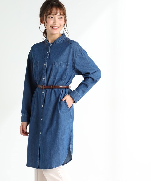 セール デニムマオカラーワンピ ワンピース Honeys ハニーズ のファッション通販 Zozotown