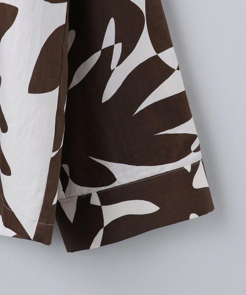 6（ロク）の「＜6(ROKU)＞LEAF PRINT SHIRT/シャツ（シャツ/ブラウス 