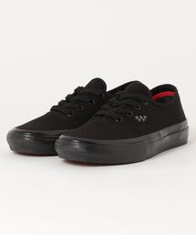 VANS | SKATEAUTHENTIC　VN0A5FC8BKA　BLACK/BLACK(スニーカー)