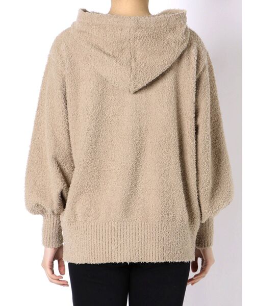 LAGUNAMOON（ラグナムーン）の「【ルームウェア】モコニットパーカー（その他トップス・レディース・ライトグレー/ベージュ・FREE）」の6枚目の写真