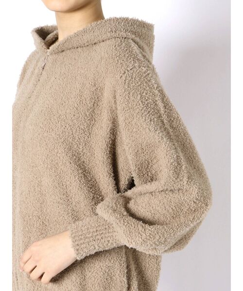 LAGUNAMOON（ラグナムーン）の「【ルームウェア】モコニットパーカー（その他トップス・レディース・ライトグレー/ベージュ・FREE）」の8枚目の写真