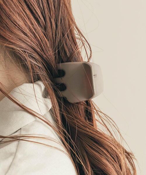 SMELLY(スメリー)の「マットカラーバンス(バレッタ/ヘアクリップ・レディース・ネイビー/モカ・-)」の21枚目の写真