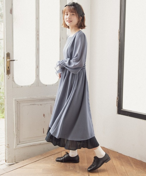 idem オケージョンドレス glitter × flower pretty lace dress – idem
