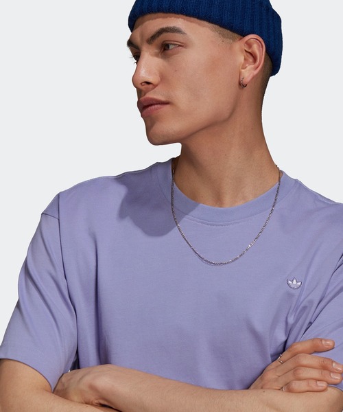 adidas（アディダス）の「アディカラー プレミアム 半袖Tシャツ / アディダスオリジナルス（Tシャツ/カットソー・メンズ・ライトブルー/ブラック/ミント/ラベンダー・MEDIUM/X-LARGE/X-SMALL/XXX-LARGE）」の13枚目の写真