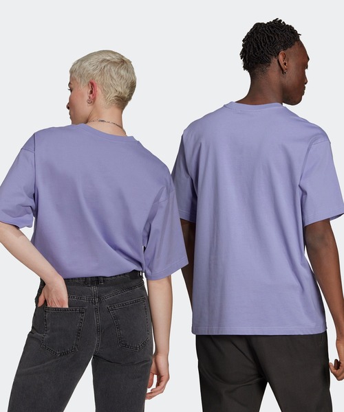 adidas（アディダス）の「アディカラー プレミアム 半袖Tシャツ / アディダスオリジナルス（Tシャツ/カットソー・メンズ・ライトブルー/ブラック/ミント/ラベンダー・MEDIUM/X-LARGE/X-SMALL/XXX-LARGE）」の6枚目の写真