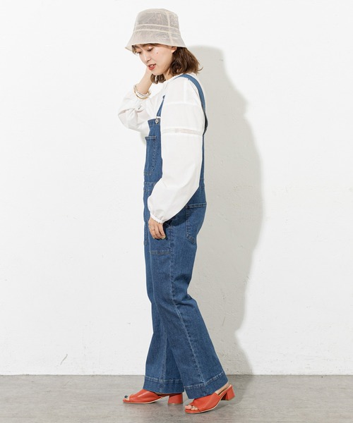 DISCOAT(ディスコート)の「シアーチュールバケットハット(ハット・レディース・アイボリー/ブラック・FREE)」の8枚目の写真