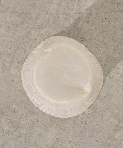 DISCOAT(ディスコート)の「シアーチュールバケットハット(ハット・レディース・アイボリー/ブラック・FREE)」の13枚目の写真