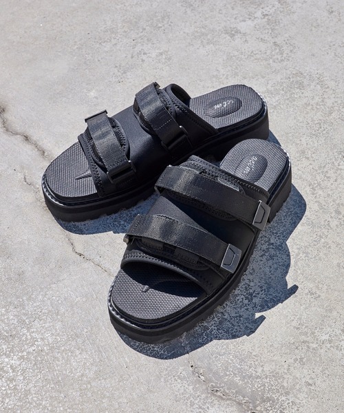 act'm（アクトム）の「act'm ストラップ付き ブラックベルトスポーツサンダル（サンダル・メンズ・ブラック/ブラック系その他・40/38/39/41/42/43）」の5枚目の写真