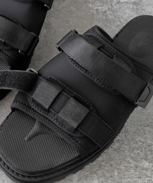 act'm（アクトム）の「act'm ストラップ付き ブラックベルトスポーツサンダル（サンダル・メンズ・ブラック/ブラック系その他・40/38/39/41/42/43）」の13枚目の写真