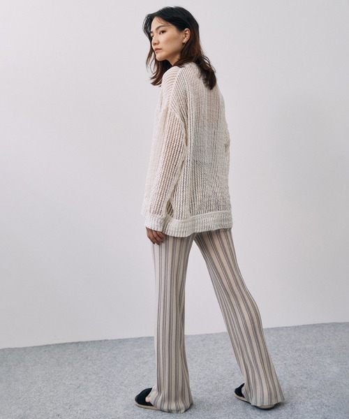 STUNNING LURE（スタニングルアー）の「ストライプニットパンツ（その他パンツ・レディース・ライトパープル・SMALL/MEDIUM）」の11枚目の写真