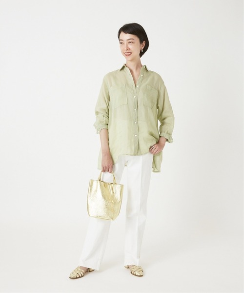 LE TALON(ルタロン)の「スクエアメッシュTストラップフラット◆(サンダル・レディース・ゴールド/アイボリー・MEDIUM/LARGE/SMALL/X-LARGE)」の5枚目の写真