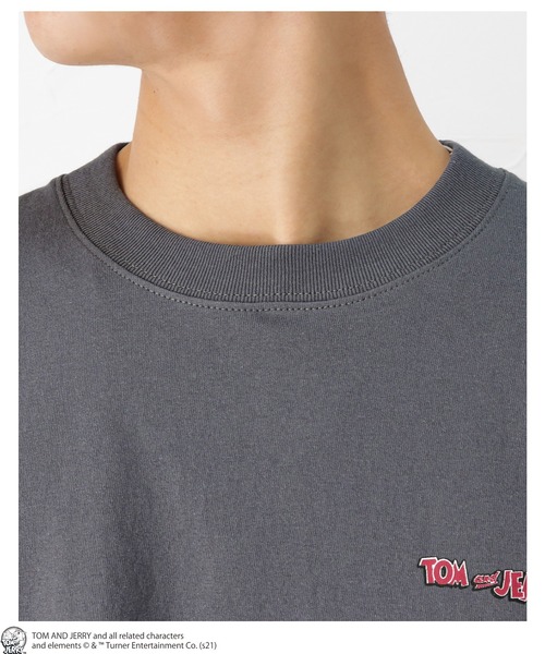 Mac-House（マックハウス）の「Tom and Jerry バックフォト 半袖Tシャツ（Tシャツ/カットソー・メンズ・ホワイト/ベージュ/グレー・L/XL/M）」の8枚目の写真