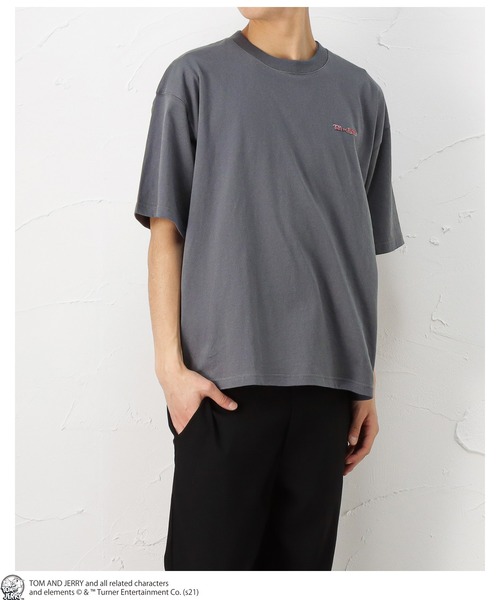 Mac-House（マックハウス）の「Tom and Jerry バックフォト 半袖Tシャツ（Tシャツ/カットソー・メンズ・ホワイト/ベージュ/グレー・L/XL/M）」の13枚目の写真