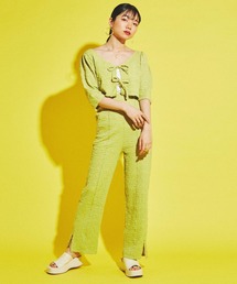 dispark | DISPARK/ランダム楊柳フレアパンツ(スラックス)