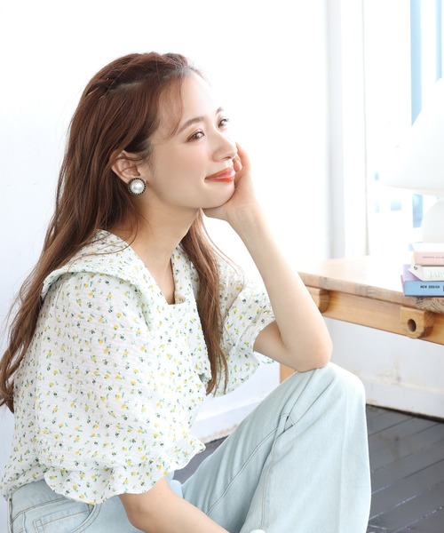 one after another NICE CLAUP（ワンアフターアナザーナイスクラップ）の「ビックカラーアソートブラウス（シャツ/ブラウス・レディース・オフホワイト/ホワイト系その他/ブラック系その他/ベージュ系その他/モカ・FREE）」の20枚目の写真