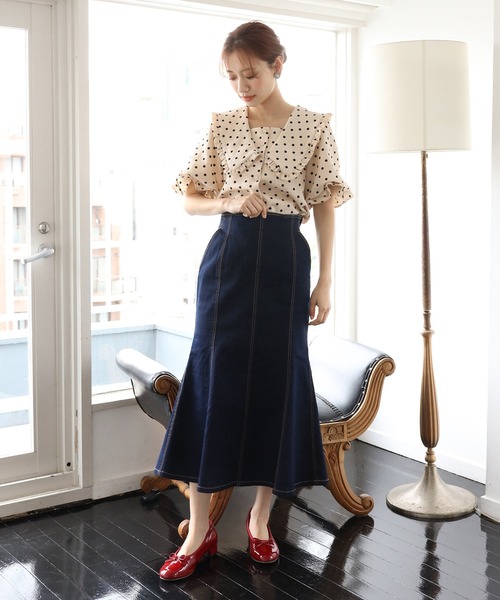 one after another NICE CLAUP（ワンアフターアナザーナイスクラップ）の「ビックカラーアソートブラウス（シャツ/ブラウス・レディース・オフホワイト/ホワイト系その他/ブラック系その他/ベージュ系その他/モカ・FREE）」の22枚目の写真