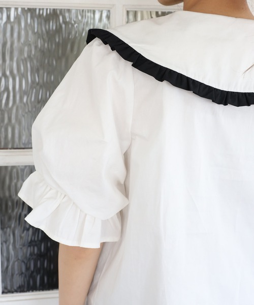 one after another NICE CLAUP（ワンアフターアナザーナイスクラップ）の「ビックカラーアソートブラウス（シャツ/ブラウス・レディース・オフホワイト/ホワイト系その他/ブラック系その他/ベージュ系その他/モカ・FREE）」の19枚目の写真