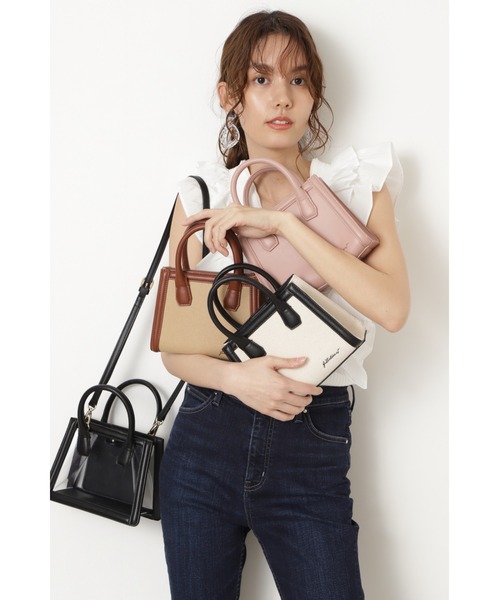 JILL STUART（ジルスチュアート）の「◆【『美人百花』6月号掲載・WEB限定カラー：ピンク】ミニショルダーバッグ（ショルダーバッグ・レディース・ピンク/ブラック系その他/ブラウン/ブラック・ﾌﾘ-）」の13枚目の写真