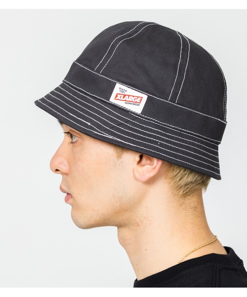 XLARGE（エクストララージ）の「T/C TWILL BALLHAT（ハット・メンズ・チャコール/ベージュ/ブラウン/ネイビー・M/L）」の5枚目の写真