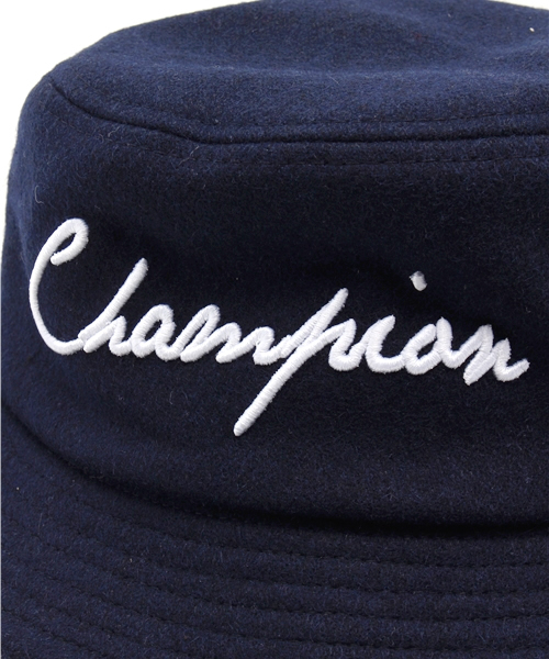 And A（アンドエー）の「Champion Wool Bucket Hat（ハット・メンズ・ホワイト/グレー/ネイビー・LARGE/MEDIUM）」の11枚目の写真