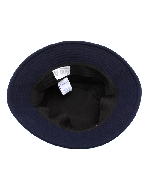 And A（アンドエー）の「Champion Wool Bucket Hat（ハット・メンズ・ホワイト/グレー/ネイビー・LARGE/MEDIUM）」の13枚目の写真