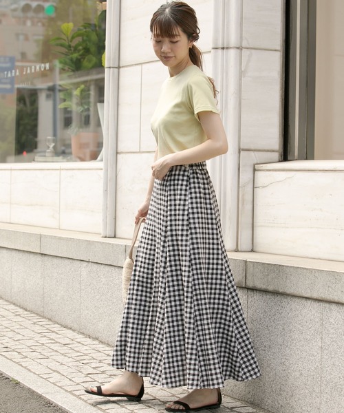 URBAN RESEARCH Sonny Label（アーバンリサーチサニーレーベル）の「汗ジミ防止UVスムースTシャツ（Tシャツ/カットソー・レディース・ベージュ/グレー/イエロー/ライトピンク/オフホワイト・FREE）」の11枚目の写真