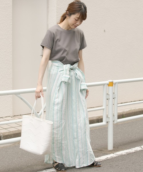 URBAN RESEARCH Sonny Label（アーバンリサーチサニーレーベル）の「汗ジミ防止UVスムースTシャツ（Tシャツ/カットソー・レディース・ベージュ/グレー/イエロー/ライトピンク/オフホワイト・FREE）」の15枚目の写真