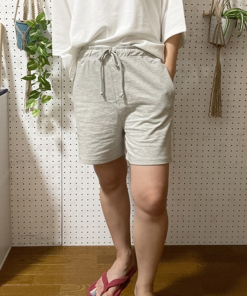 UNDERWRAPS(アンダーラップス)の「ラインショートパンツ(M3)(スウェットパンツ・レディース・ブラック/ベージュ/グレー/ブルー・M/L)」の7枚目の写真