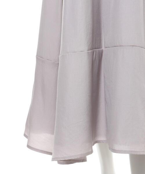 Allamanda（アラマンダ）の「ノースリニットドッキング／ワンピース（ワンピース・レディース・ライトグレー/ブラック系その他6/ピンクベージュ/ライトベージュ・M）」の11枚目の写真