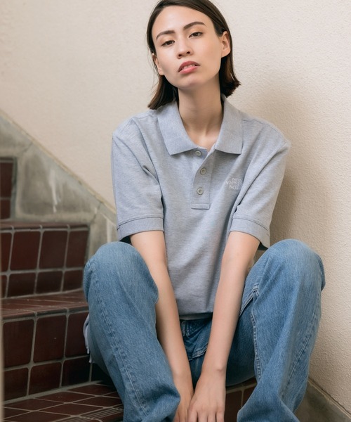 THE NORTH FACE(ザノースフェイス)の「THE NORTH FACE/ザ・ノースフェイス M SS LOGO PL-AP ポロシャツ(ポロシャツ・メンズ・ブラック/ネイビー/オリーブ/グレー・L/M/XL)」の15枚目の写真