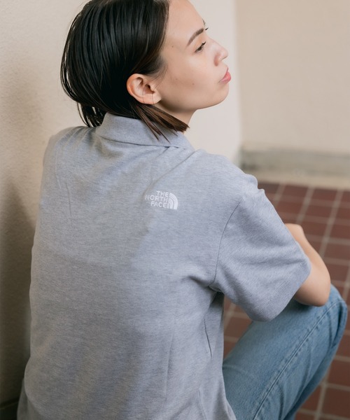 THE NORTH FACE(ザノースフェイス)の「THE NORTH FACE/ザ・ノースフェイス M SS LOGO PL-AP ポロシャツ(ポロシャツ・メンズ・ブラック/ネイビー/オリーブ/グレー・L/M/XL)」の16枚目の写真