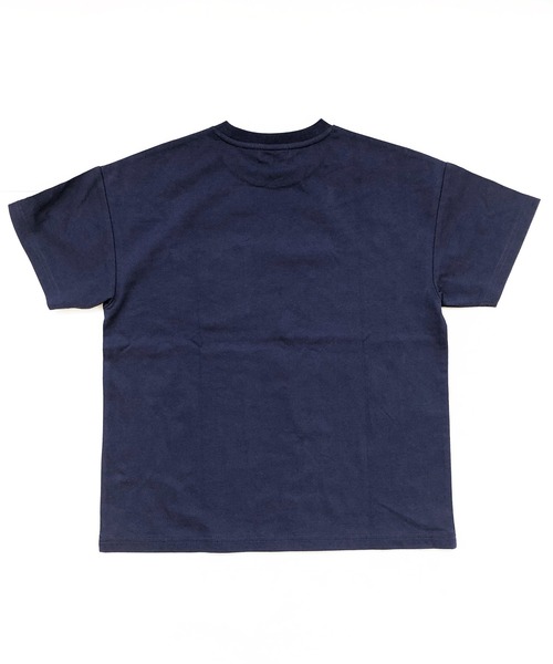 GLAZOS(グラソス)の「天竺・接触冷感ドロップショルダーロゴ刺繍ポケット半袖Tシャツ(Tシャツ/カットソー・キッズ・チャコールグレー/カーキ/ネイビー/ホワイト・150cm/170cm/130cm/140cm/160cm)」の14枚目の写真