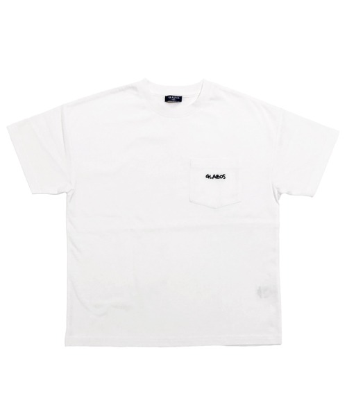 GLAZOS(グラソス)の「天竺・接触冷感ドロップショルダーロゴ刺繍ポケット半袖Tシャツ(Tシャツ/カットソー・キッズ・チャコールグレー/カーキ/ネイビー/ホワイト・150cm/170cm/130cm/140cm/160cm)」の16枚目の写真