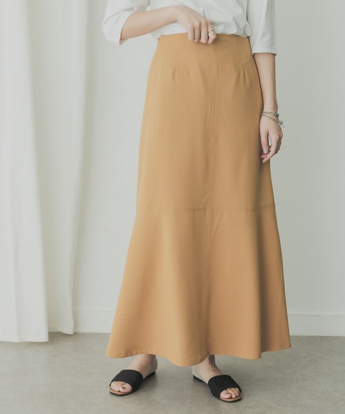 KBF+(ケービーエフプラス)の「KBF+ 切替マーメイドスカート(スカート・レディース・ブルー/ブラック/ベージュ・38)」の8枚目の写真