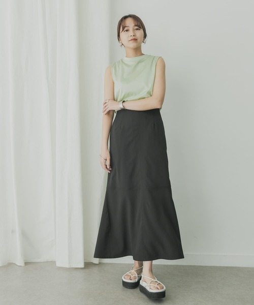 KBF+(ケービーエフプラス)の「KBF+ 切替マーメイドスカート(スカート・レディース・ブルー/ブラック/ベージュ・38)」の14枚目の写真