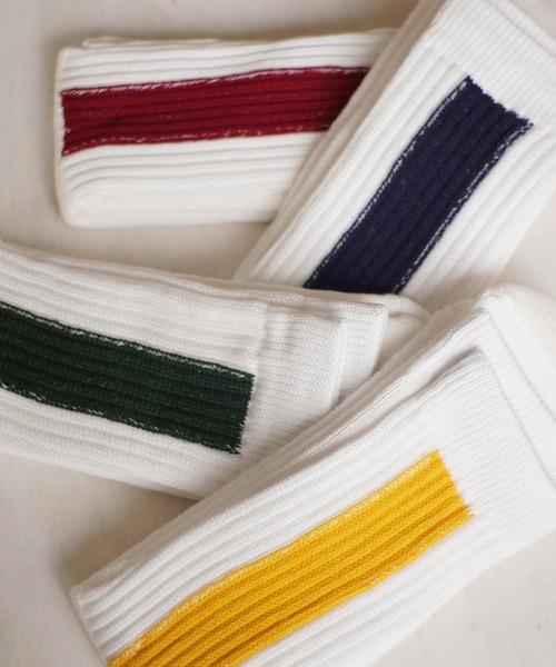 RiNc (リンク)の「【 FRUIT OF THE LOOM / フルーツ オブ ザ ルーム 】 4P チューブ ライン ソックス(ソックス/靴下・レディース・A/B・FREE)」の2枚目の写真