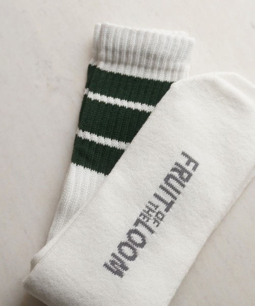 RiNc (リンク)の「【 FRUIT OF THE LOOM / フルーツ オブ ザ ルーム 】 4P チューブ ライン ソックス(ソックス/靴下・レディース・A/B・FREE)」の5枚目の写真