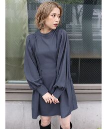 MURUA | ボリュームスリーブミニワンピース(ワンピース)