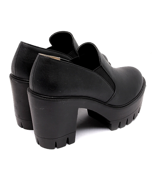 WEGO(ウィゴー)の「WEGO/タンクヒールブーティ(ブーティ・レディース・ブラック/その他1/ホワイト・MEDIUM/LARGE)」の8枚目の写真