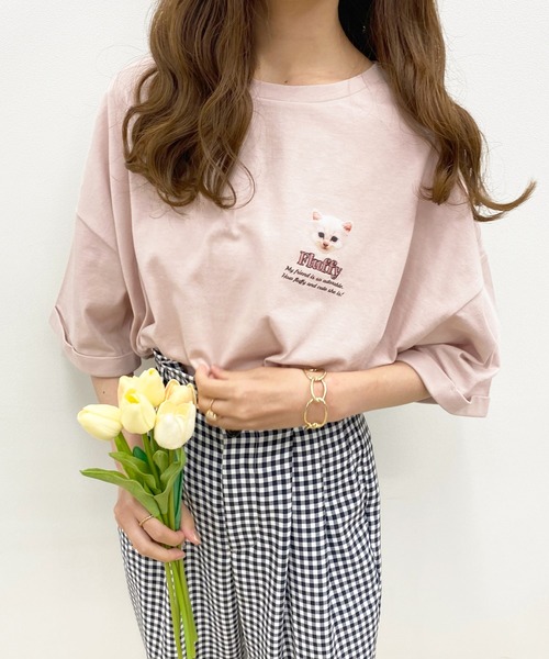 apres jour（アプレジュール）の「ロールアップアソートT【ZOZOTOWN限定アイテム】（Tシャツ/カットソー・レディース・オフホワイト/ライトピンク/アイボリー/ホワイト系その他2/ブラック/ホワイト系その他/ラベンダー/ホワイト系その他3・フリー/X-LARGE）」の8枚目の写真