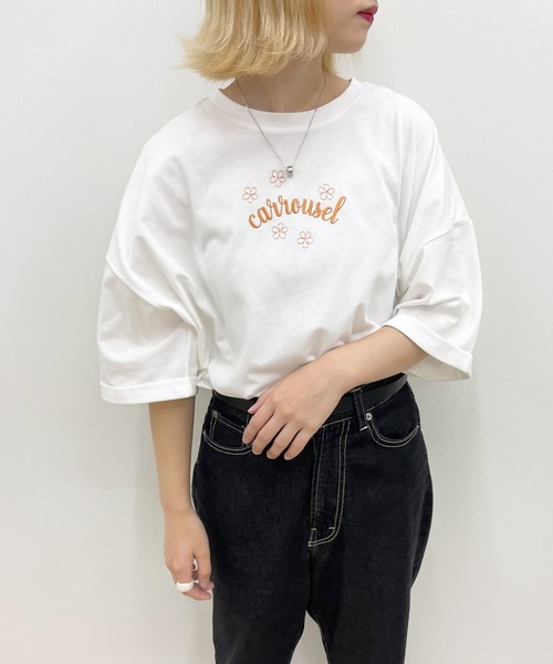 apres jour（アプレジュール）の「ロールアップアソートT【ZOZOTOWN限定アイテム】（Tシャツ/カットソー・レディース・オフホワイト/ライトピンク/アイボリー/ホワイト系その他2/ブラック/ホワイト系その他/ラベンダー/ホワイト系その他3・フリー/X-LARGE）」の13枚目の写真
