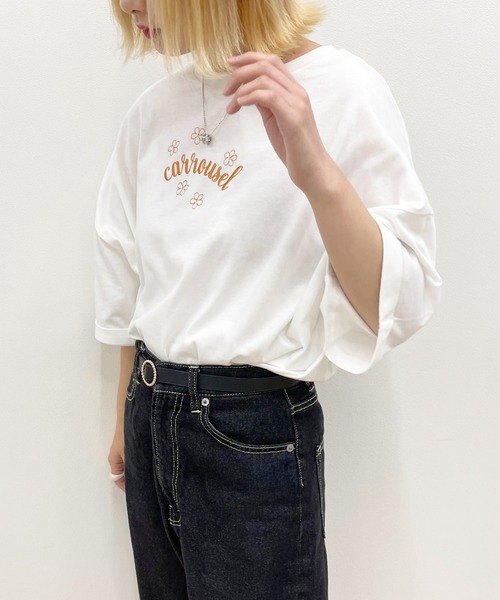 apres jour（アプレジュール）の「ロールアップアソートT【ZOZOTOWN限定アイテム】（Tシャツ/カットソー・レディース・オフホワイト/ライトピンク/アイボリー/ホワイト系その他2/ブラック/ホワイト系その他/ラベンダー/ホワイト系その他3・フリー/X-LARGE）」の16枚目の写真