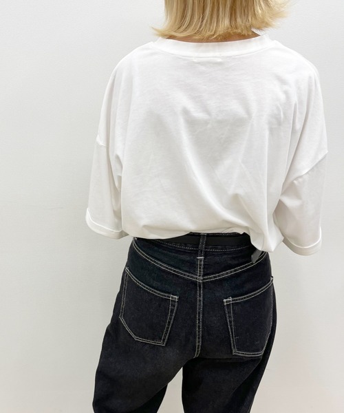 apres jour（アプレジュール）の「ロールアップアソートT【ZOZOTOWN限定アイテム】（Tシャツ/カットソー・レディース・オフホワイト/ライトピンク/アイボリー/ホワイト系その他2/ブラック/ホワイト系その他/ラベンダー/ホワイト系その他3・フリー/X-LARGE）」の17枚目の写真