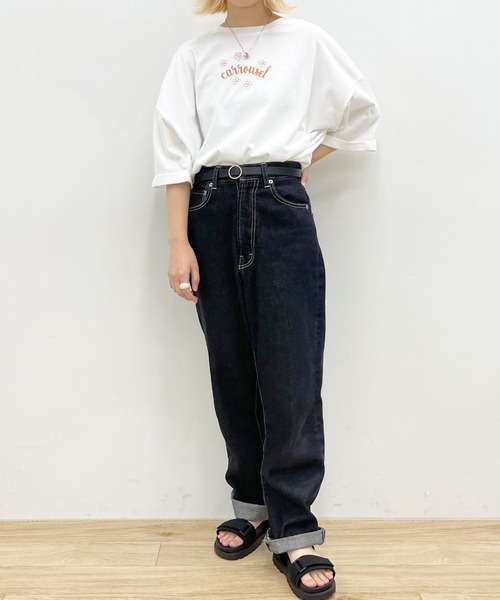 apres jour（アプレジュール）の「ロールアップアソートT【ZOZOTOWN限定アイテム】（Tシャツ/カットソー・レディース・オフホワイト/ライトピンク/アイボリー/ホワイト系その他2/ブラック/ホワイト系その他/ラベンダー/ホワイト系その他3・フリー/X-LARGE）」の18枚目の写真